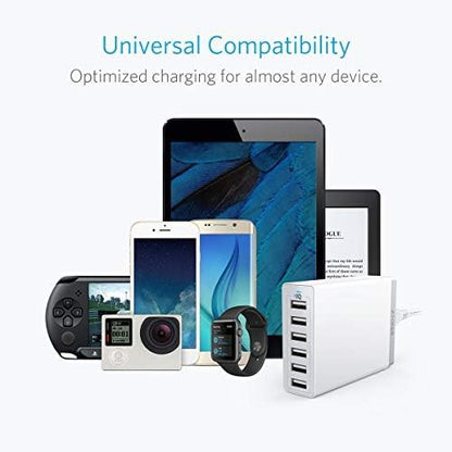 Anker Desktop Charger, 60W 6 Port USB Multiple Charging Hub, PowerPort 6 - Image 3
