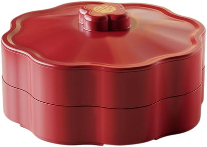 Covered compartment snack tray, suitable by Unknown