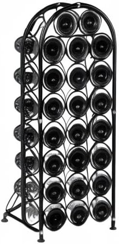 PAG 23 Bottles Arched Freestanding Floor Metal Wine Rack Wine Bottle Holders - Image 7