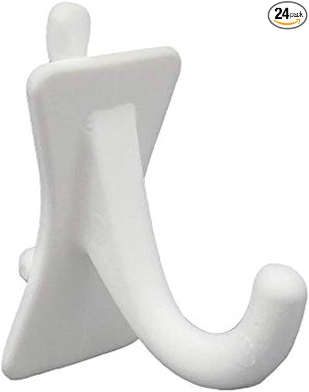 PegPro® J Hooks Kit for Standard “Wood Fiber” pegboard – Durable Plastic by PegPro%C2%AE