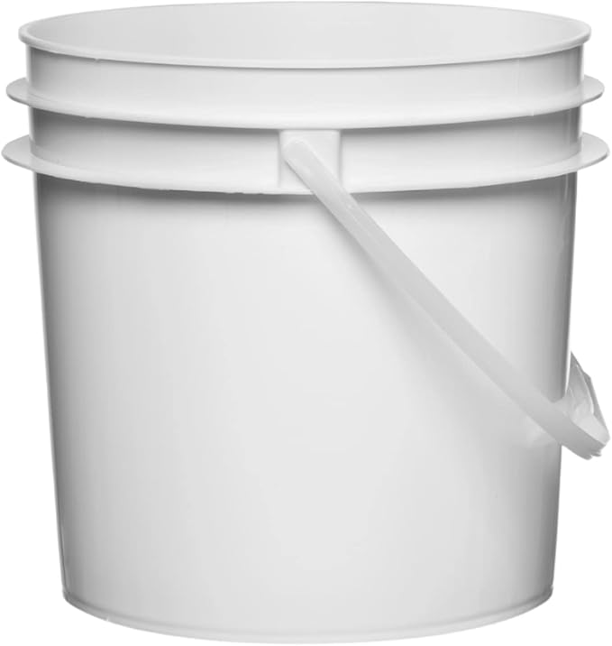 House Naturals 1 Gallon White Bucket - Image 2