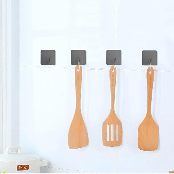 FOTYRIG Adhesive Towel Hooks Stick on Towel Hanger Wall Hooks Waterproof - Image 4