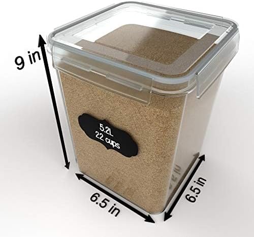 Simply Gourmet Airtight Flour and Sugar Containers - Image 3