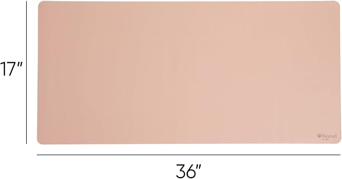 Smead Desk Pad, Vegan Leather Desk Mat - Image 4