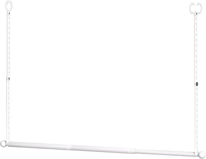 SUTINE Closet Rods for Hanging Clothes, Adjustable Closet Extender Hanging Rod by SUTINE