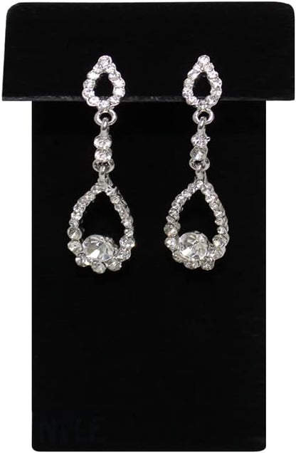 MOOCA 6 Black Velvet Earring Stand Showcase Displays Earring Jewelry Display - Image 4