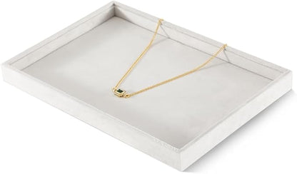 Velvet Stackable Jewelry Display Flat Tray - Image 3
