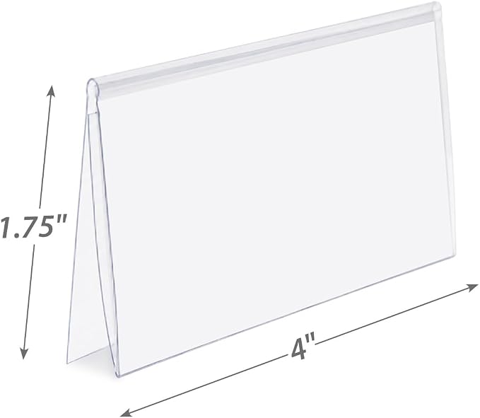 SmartSign Clear Tri-Dex Label Holder - Image 2