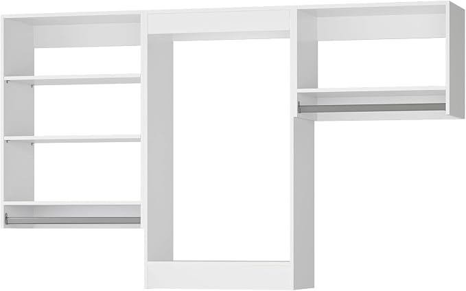 ROOMTEC Modular Closet System, Wall-Mounted Wooden Tower - Image 8