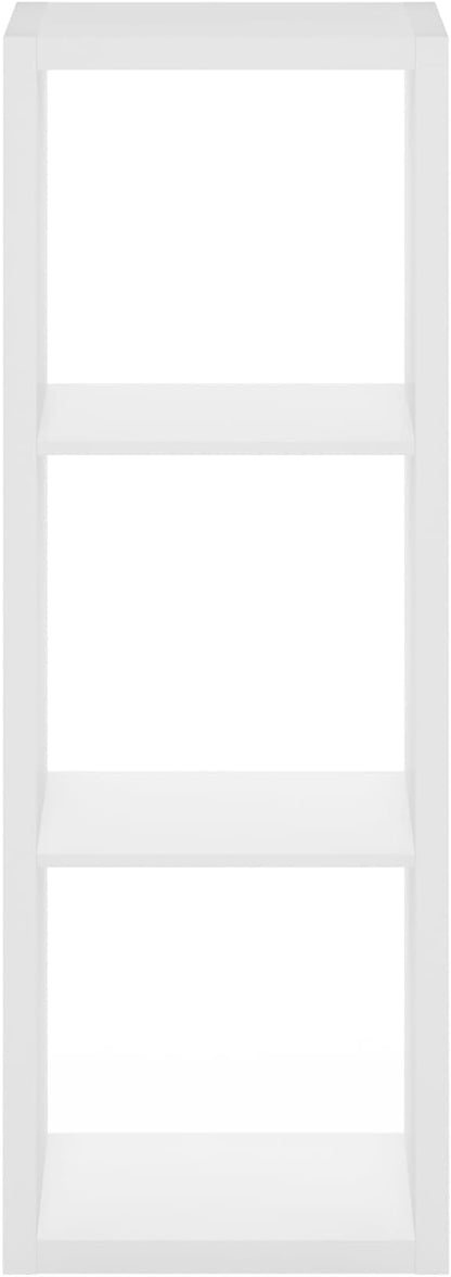 Furinno Cubicle Book Shelf, 3-Cube Bookshelf, Extra Thick Frame Horizontally & - Image 11
