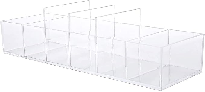 Acrylic Makeup Organizer Cosmetic Storage Makeup Display Case Lipstick Holder by KWCollection