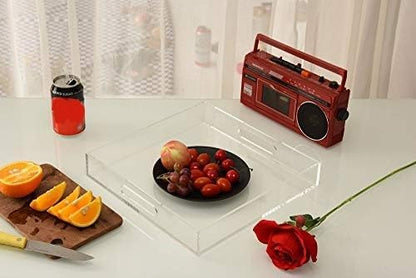 Clear Sturdy Acrylic Serving Tray - Image 3