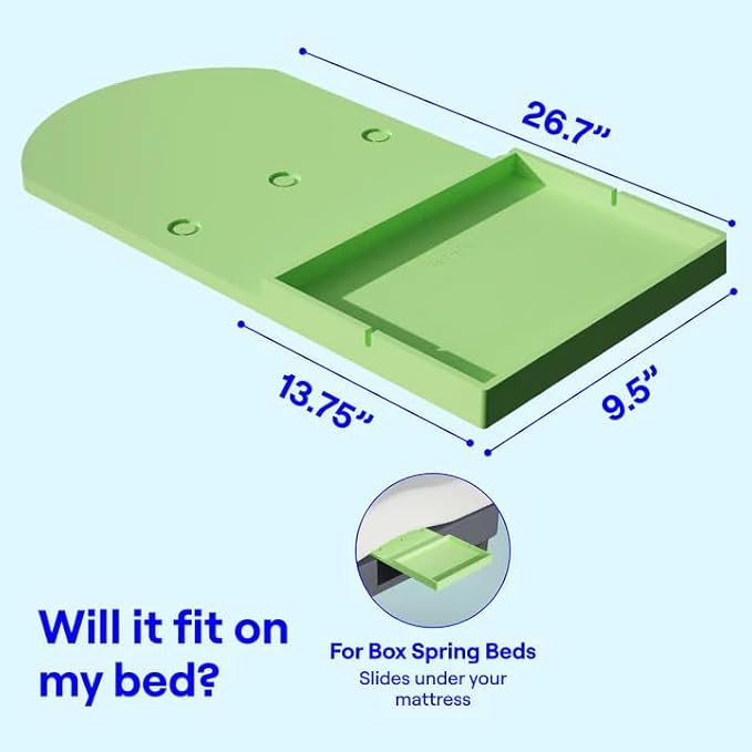 BedShelfie Bedside Shelf for Dorm Room Bunk Bed & Top Bunk, College Dorm Room - Image 2