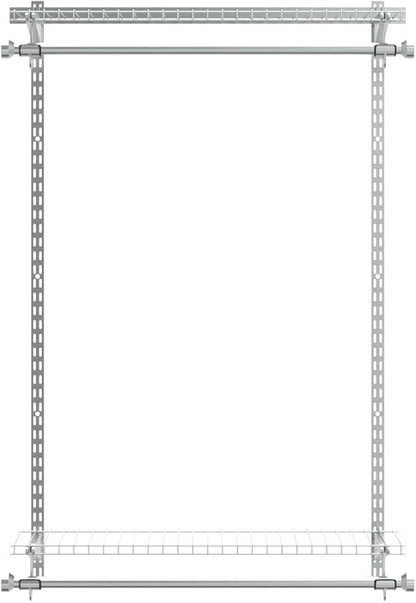 Rubbermaid Configurations Closet Shelves & Hanging Kit 26" Shelves Titanium - Image 3