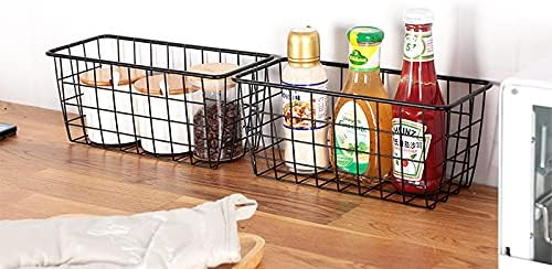 LeleCAT Small Wire Stroage Baskets, Wire Baskets - Image 2