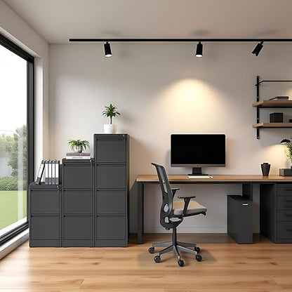 Metal File Cabinet 4 Drawers, Vertical Filing Cabinet - Image 2