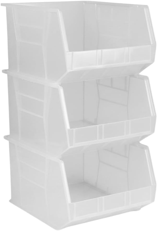 HE HUDSON EXCHANGE 18" x 16.5" x 11" Plastic Stackable Storage Bin by HudsonExchange