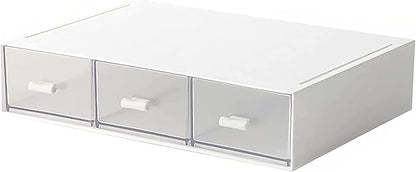 Desk Organizer-Stackable Storage Drawers, Plastic Compact Desk Storage Box by kulusion