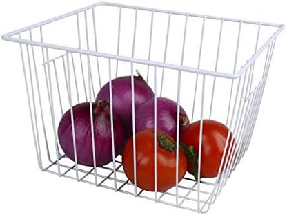 Freezer Baskets Storage Organizer, Refrigerator Metal Wire Basket bins - Image 4