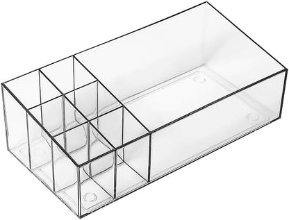 Clear Acrylic Makeup Organizer | Vanity Tray - Image 2