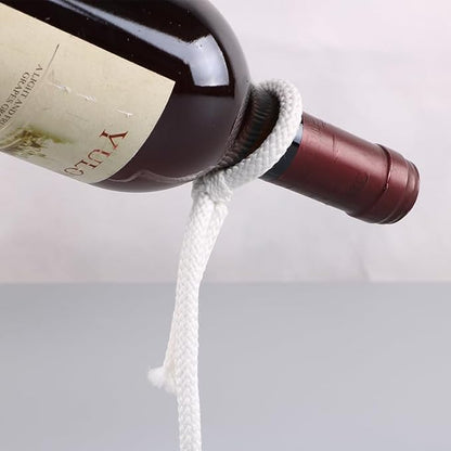 Magic Rope Wine Rack, Creative Metal Chain Suspension Floating Illusion Wine - Image 6