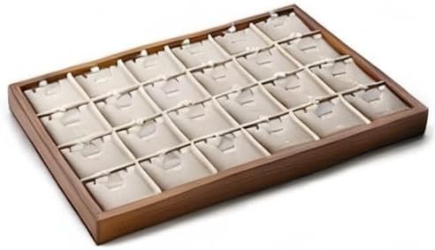 Oirlv Wood 24 Grids Jewelry Tray - Image 10
