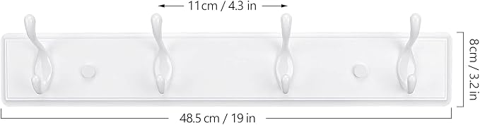 Wooden Coat Rack, Wall-Mounted Organizer - Image 6