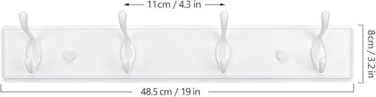 Wooden Coat Rack, Wall-Mounted Organizer - Image 6