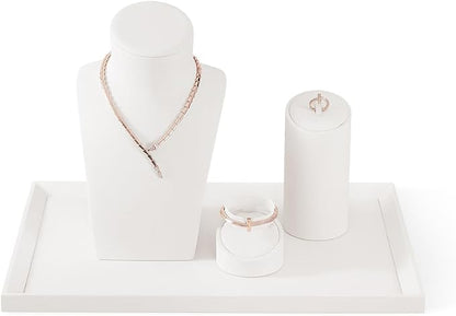 Jewelry Tray, Leather Tray, Luxury White Tray - Image 6