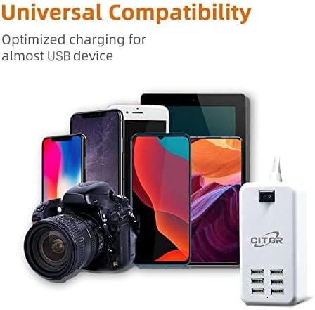 Multi USB Charger, 6 Port USB Charging Station - Image 4