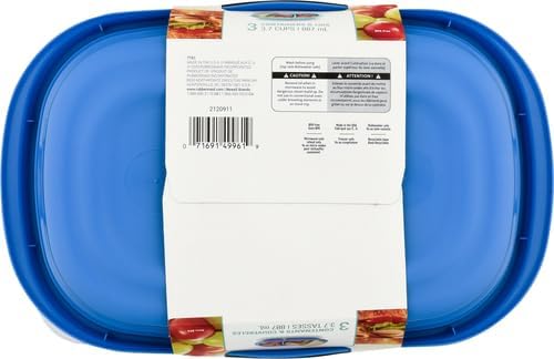 Rubbermaid TakeAlongs Sandwich Food Storage Containers, 3.7 Cup, Colors may vary - Image 8