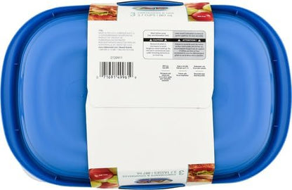 Rubbermaid TakeAlongs Sandwich Food Storage Containers, 3.7 Cup, Colors may vary - Image 8