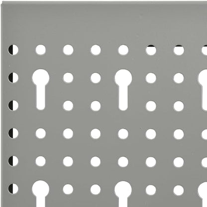Steel Peg Board Set Wall-Mounted 3 Panels 15.7"x22.8" - Image 7