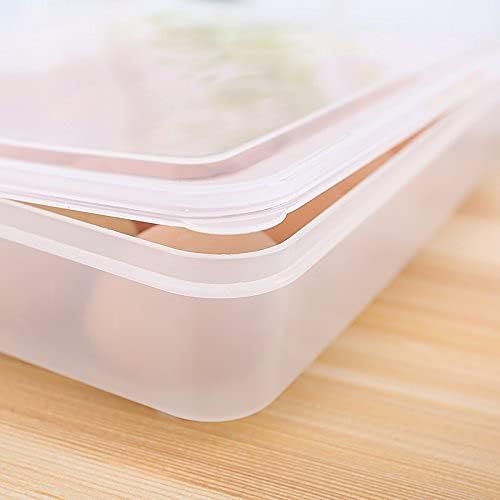 Egg Holder for Refrigerator, Deviled Egg Containers Large Plastic Egg Tray - Image 7