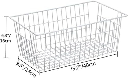 Freezer Wire Storage Organizer Bin Baskets - Image 4