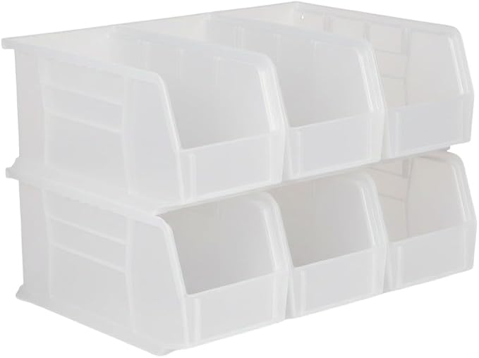 HE HUDSON EXCHANGE 11" x 5.5" x 5" Plastic Stackable Storage Bin by HudsonExchange