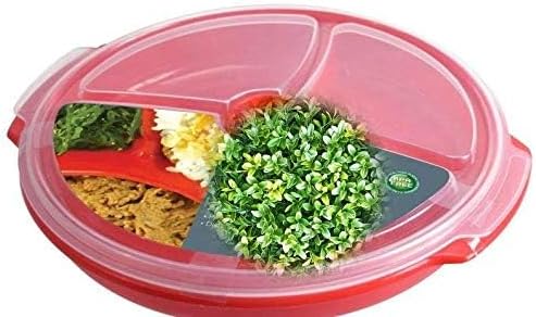 3 pack- Microwave Food Storage Travel Tray Containers - Image 2