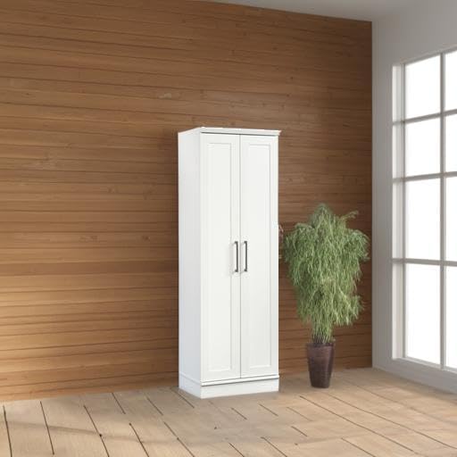 Sauder HomePlus Storage Cabinet/ Pantry cabinets, Soft White finish - Image 6
