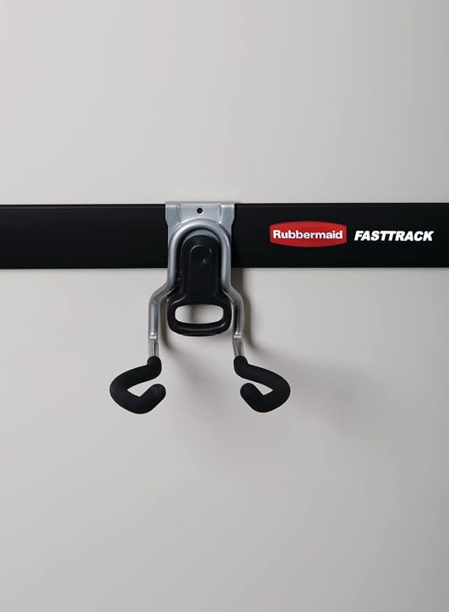 Rubbermaid Garage Fasttrack Power Tool Holder Satin Nickel Wall Mounted Storage - Image 9