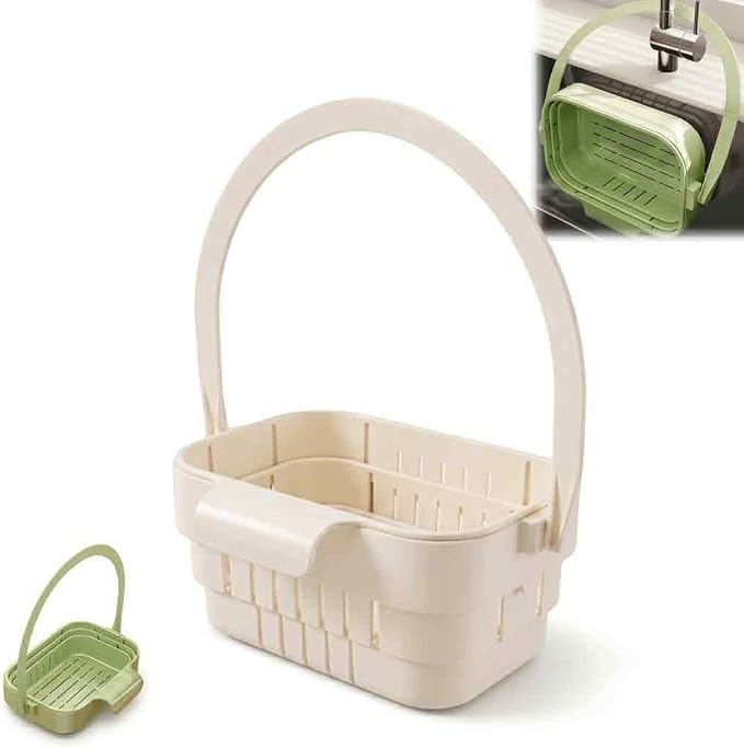 Foldable Hanging Kitchen Sink Drain Basket, Collapsible Space Saving Colander by Unknown