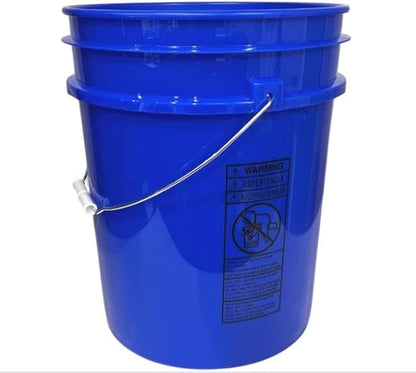 House Naturals 5 Gallon Plastic Blue Food Grade Made in USA Bucket Container - Image 3