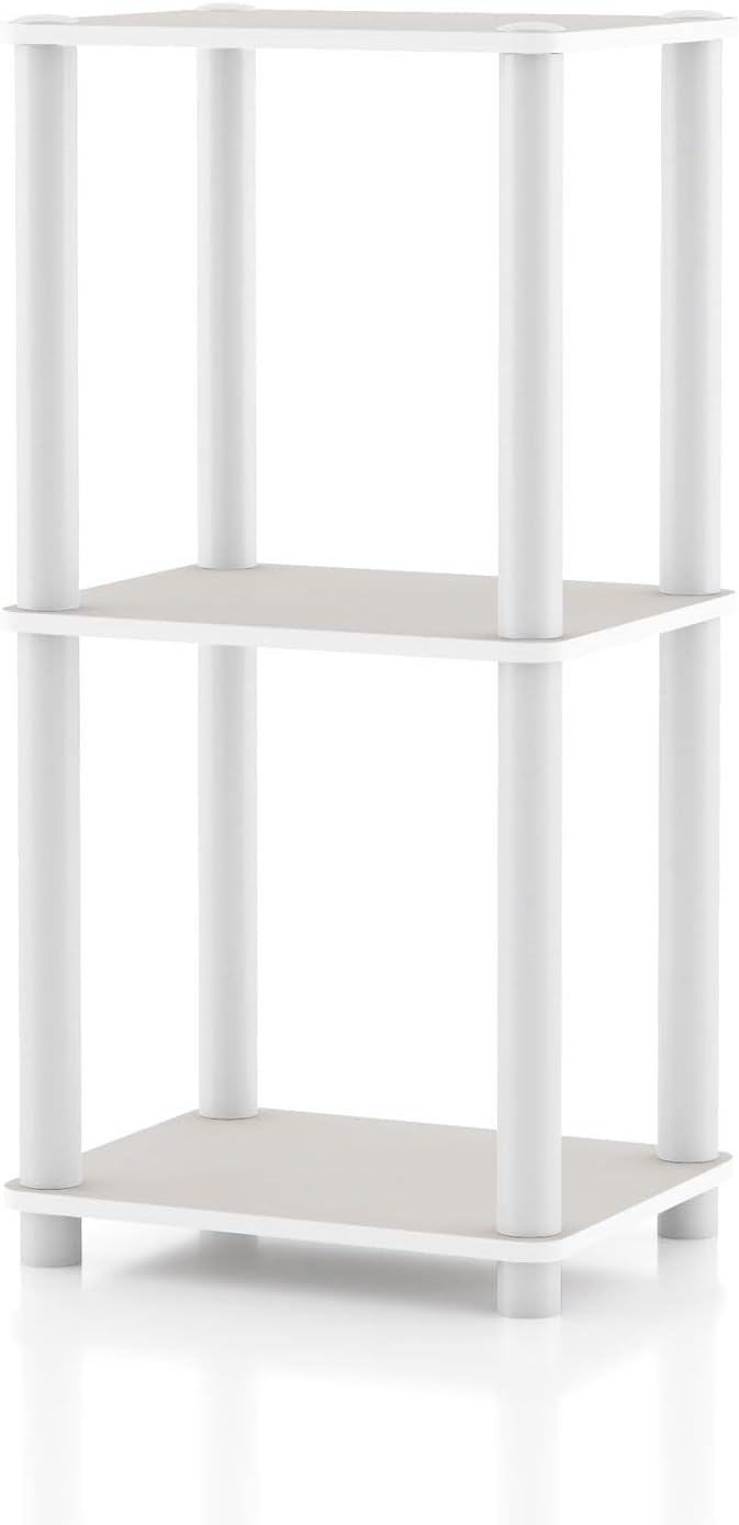 Homes: Inside + Out Apexa Modern 3-Tier Narrow Shelving Units, Collectibles by HOMESInsideOut