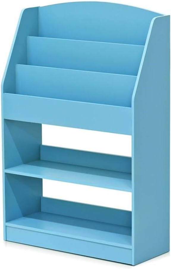 Furinno LOVA Book Shelf, 5-Tier Magazine Bookshelf, Bookcase by Furinno-FitsYourSpaceFitsYourBudget