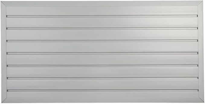 HANDIWALL PVC Slatwall Garage Wall Organizer, 4x2ft Heavy Duty Framed Slatwall by HandiSOLUTIONS