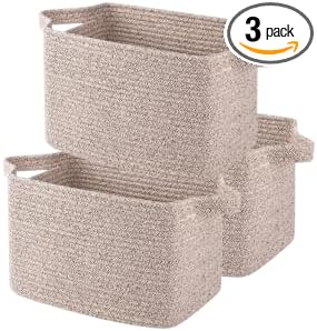 OIAHOMY Storage Basket, Woven Baskets by MasterofSpaceOptimization