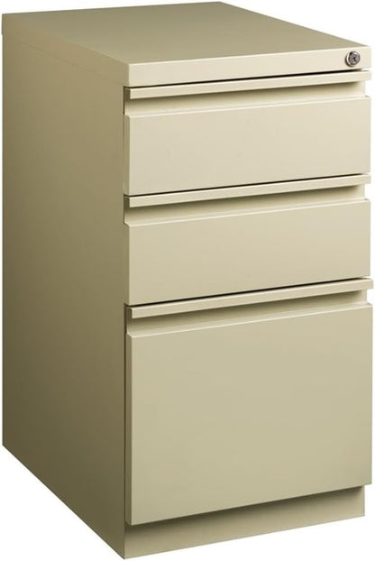 Pemberly Row 27.75" H X 15.00" W Modern 3 Drawer Metal Mobile Filing Cabinet in by PEMBERLYROW