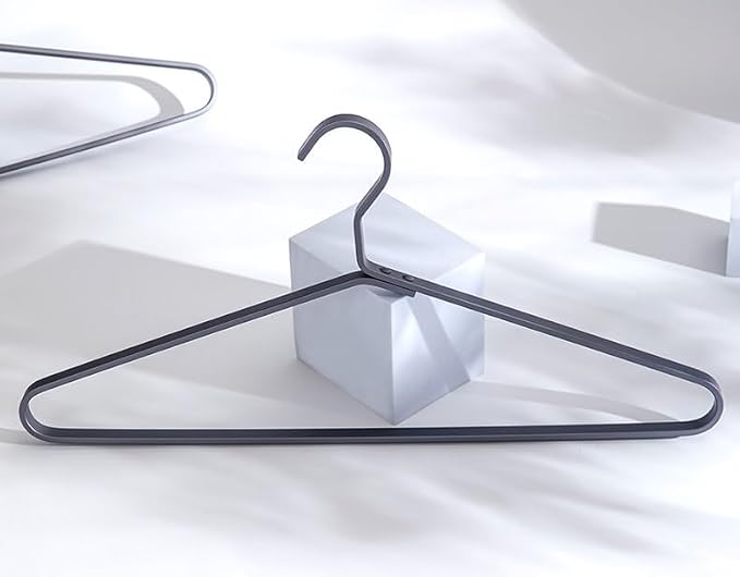 Premium Matte Titanium Gray Aluminum Coat Hangers 6 Piece Set, 16.5” Extra - Image 8