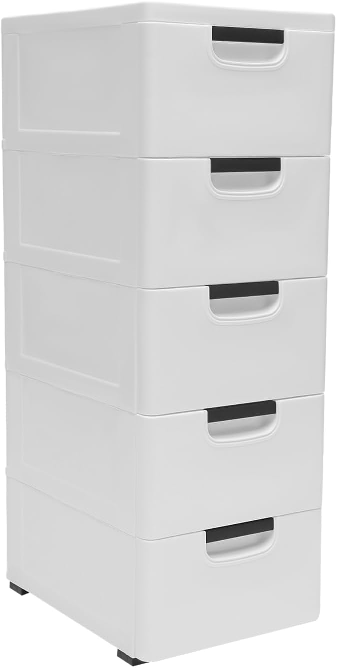 Plastic Drawers Dresser Storage Cabinet - Image 8