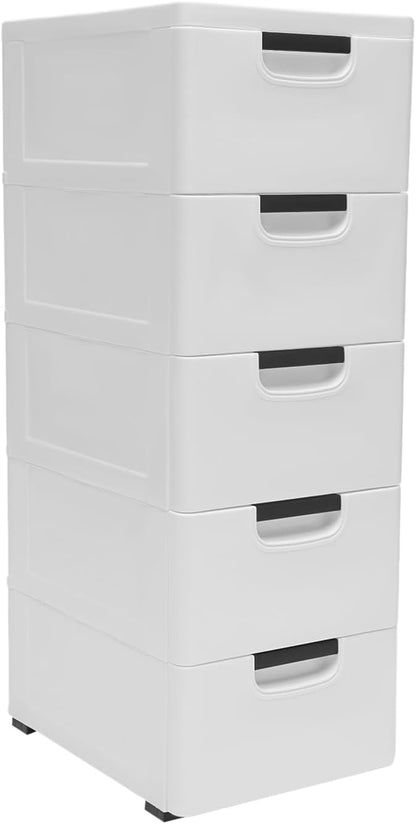 Plastic Drawers Dresser Storage Cabinet - Image 8
