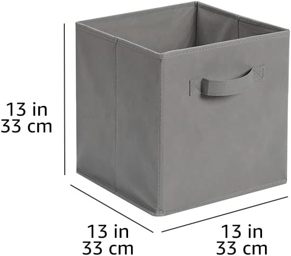 Amazon Basics Collapsible Fabric Storage Cube Bins Organizer - Image 5